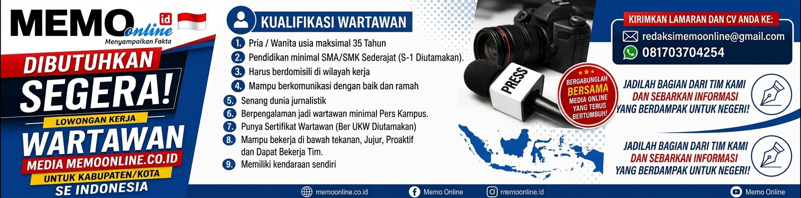iklan untuk wartawan baru